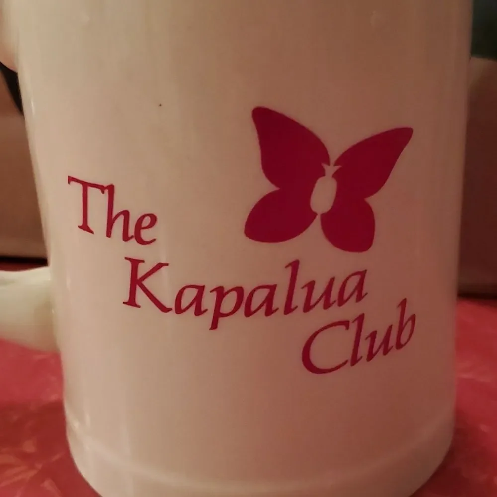 Large Kapalua Club Beer Mug Stein 20 oz.